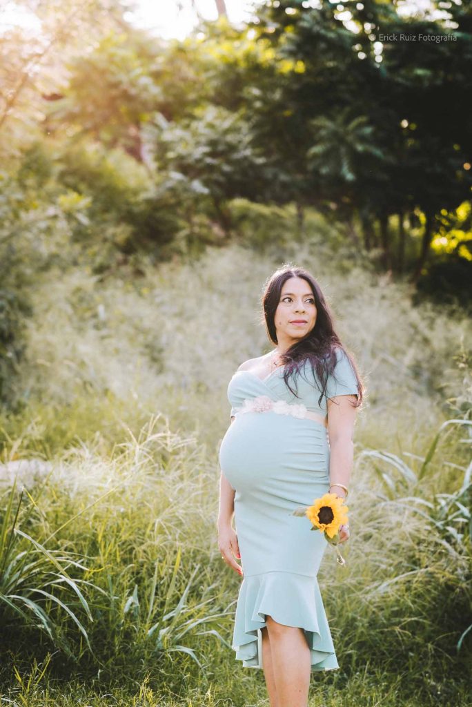 Gestante Luz Mary en Ejidos Piura