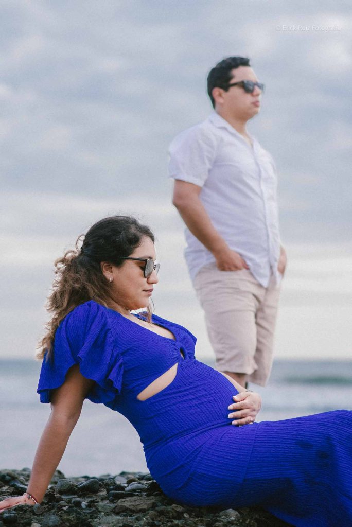 Gestante Leidy en Punta Sal