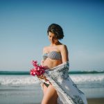 Gestante Vanessa en Punta Veleros